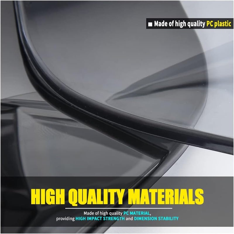 Fayedenicy Sport Bikes Scooter Windscreen Windshield Flyscreen Wind Screen Deflector Protector for Vespa LX 150 125 50 LX125 LX150 LX50 GT200 GT 200 GTS250 GTS300 GTS 250 300 125 Super Sport Bj (Light Smoke) - Image 4