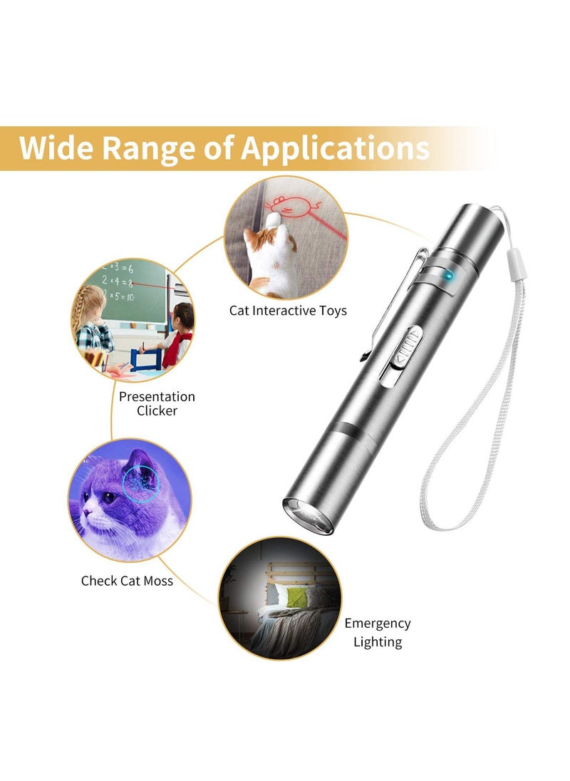 Beauenty LED Laser Light Pointer Silver  - Image 3