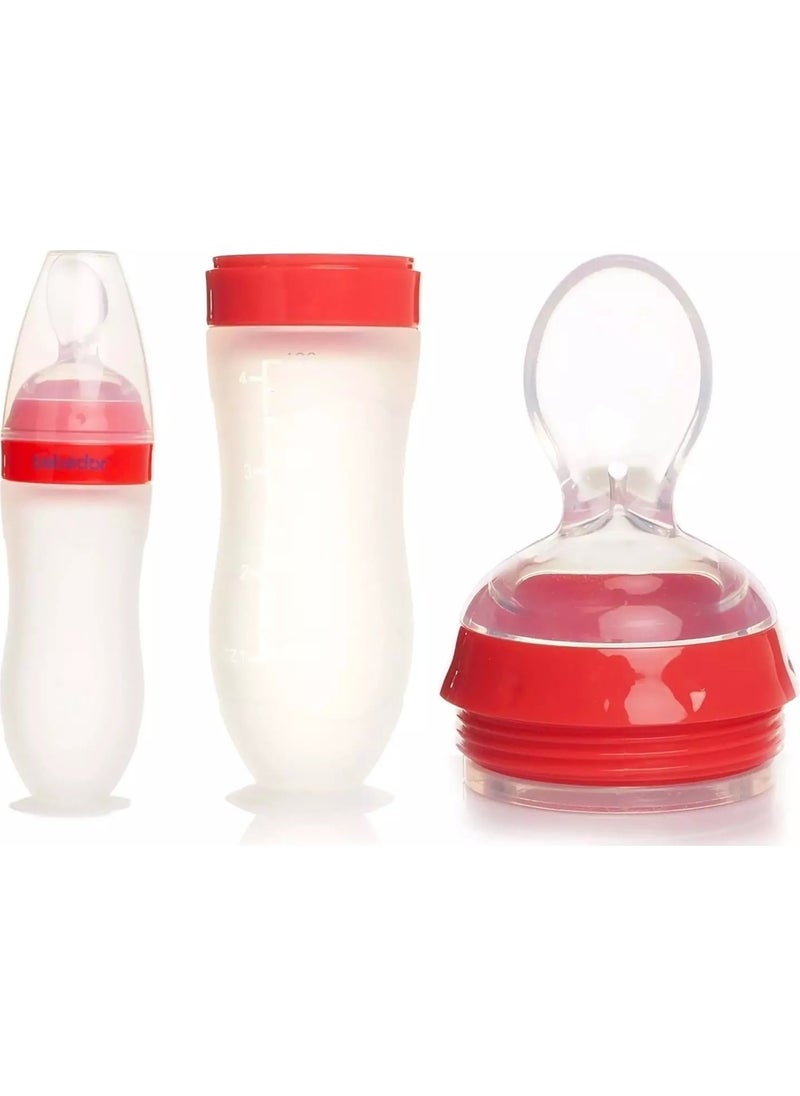 Silicone Baby Bottle with Spoon 120ML +6 Months Transparent (CODE:7509) (Set of 4) - pzsku/Z0508014C7BEAC9868DBAZ/45/_/1727707347/f07702a2-f793-4886-88cb-dd6c0d178a7c