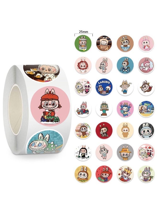 500/Labubu Stickers Cute Cartoon Notebook Decoration Stickers - Image 1