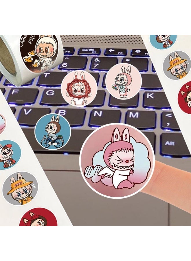 500/Labubu Stickers Cute Cartoon Notebook Decoration Stickers - Image 2