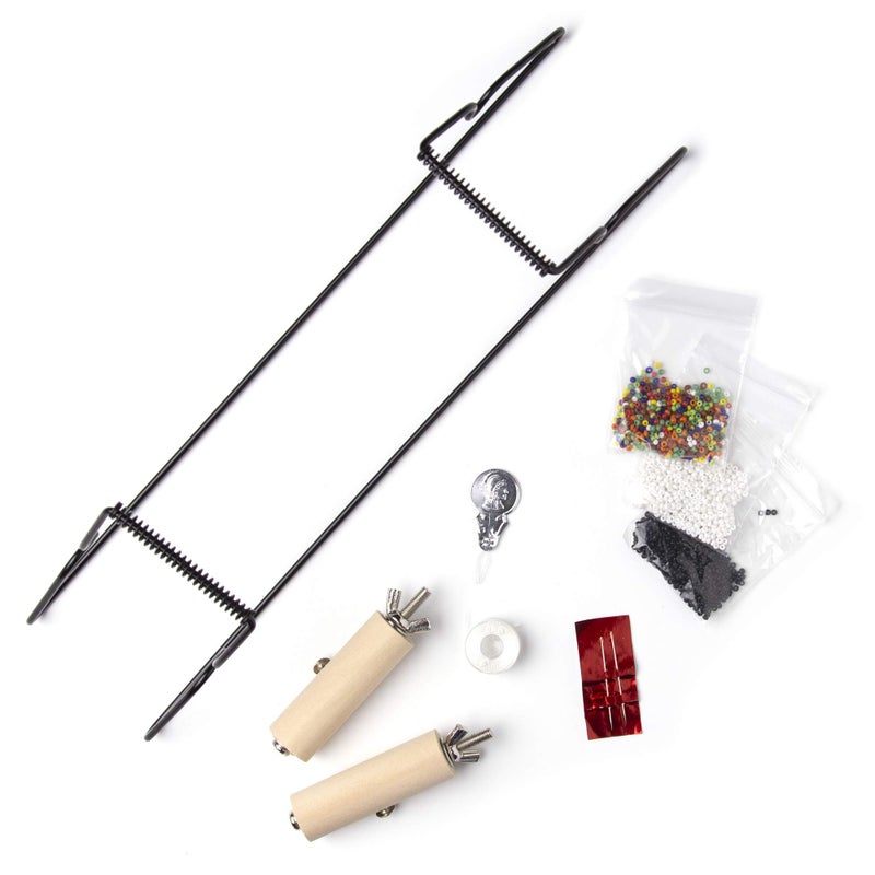 Cousin DIY Creative and Fun Bead Loom Kit with Needle, Thread and More, Black - Image 4