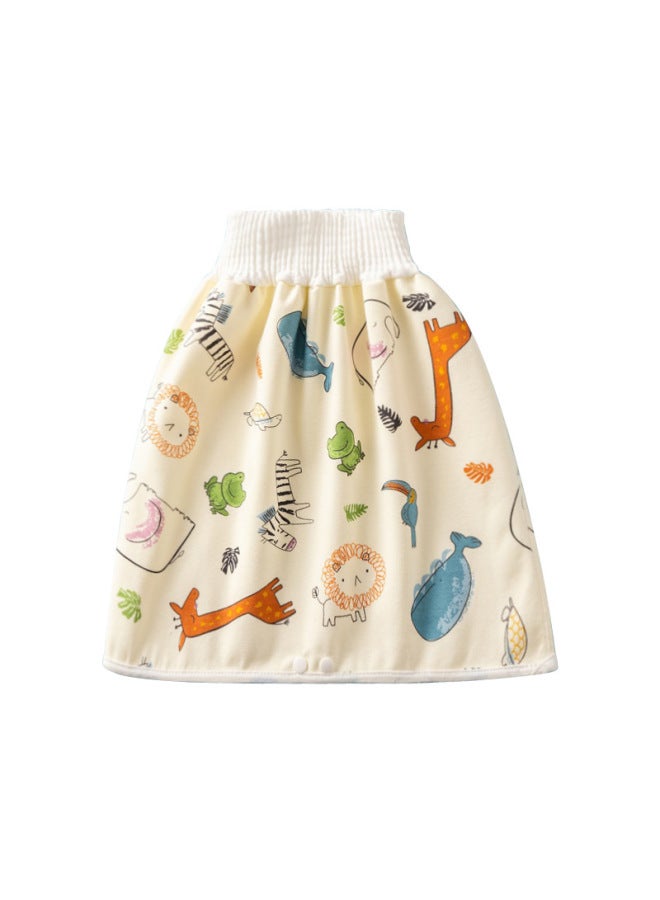 تنورة حفاضات الأطفال، حفاضات الأطفال القابلة للغسل، حفاضات تدريب للصغار، قماش سرير قطني مقاوم للبول، بناطيل حفاضات - Image 5