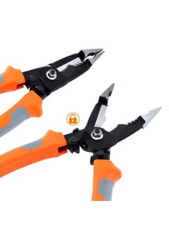 Generic uptodateproducts 5 in 1 MultiFunctional Wire Stripper Pliers Cable Crimping Cutter Pliers  - Image 3
