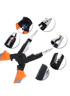 Generic uptodateproducts 5 in 1 MultiFunctional Wire Stripper Pliers Cable Crimping Cutter Pliers  - Image 2