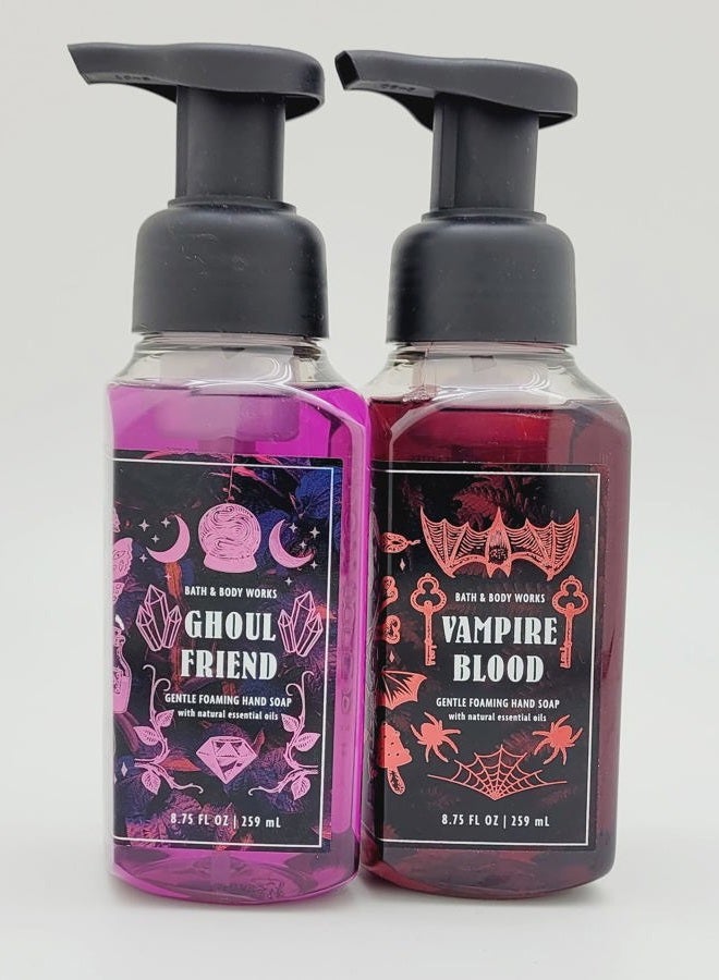 Generic Ghoul Friend & Vampire Blood - 2 PC Bundle - Gentle Foaming Hand Soap, 8.75 fl oz each  - Image 1