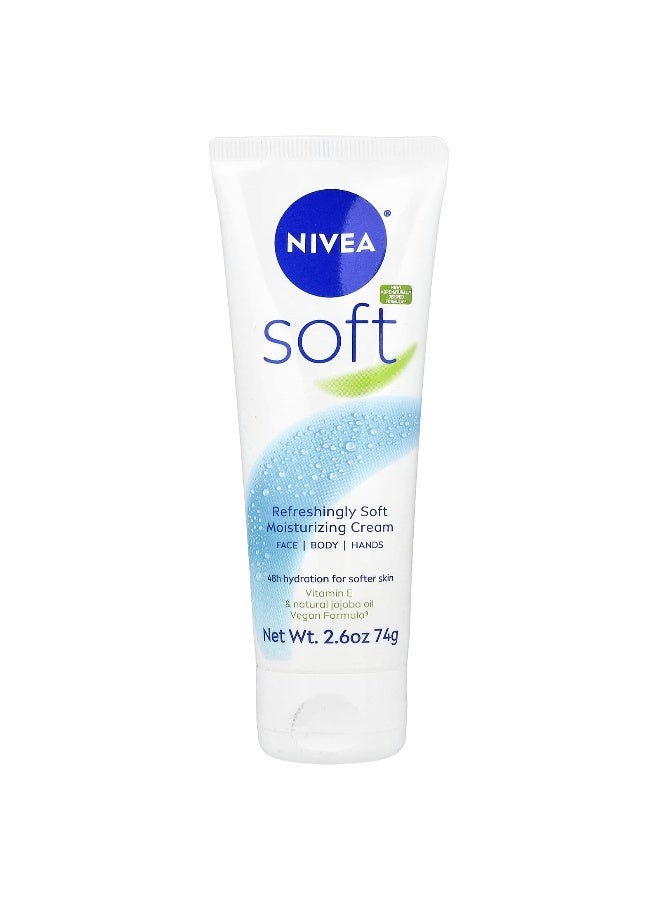 Nivea نيفيا، كريم مرطب ناعم ومنعش، 2.6 أونصة (74 جرام) - Image 1