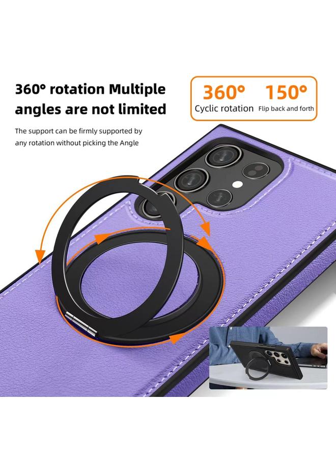 S-TOP Case For Samsung Galaxy S24+ 5G Yashi 360 Degree Rotating MagSafe Bracket Phone Case - Image 4