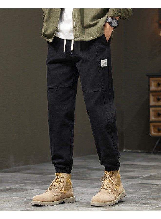 TonLion loose Harem Jogger Pants - Korean Style Versatile Casual Trousers - Image 1