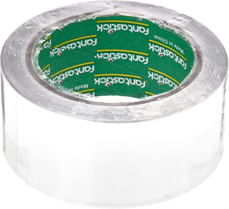 Fantastick Aluminum Foil Adhesive Tape, Silver - Image 1