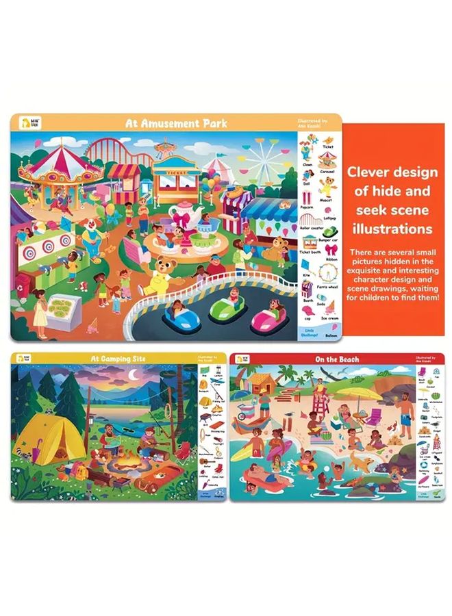 Farmer Forest Ocean Interactive Find Hidden Objects Cards For Kids With Erasable Markers 50 Themes - Image 5