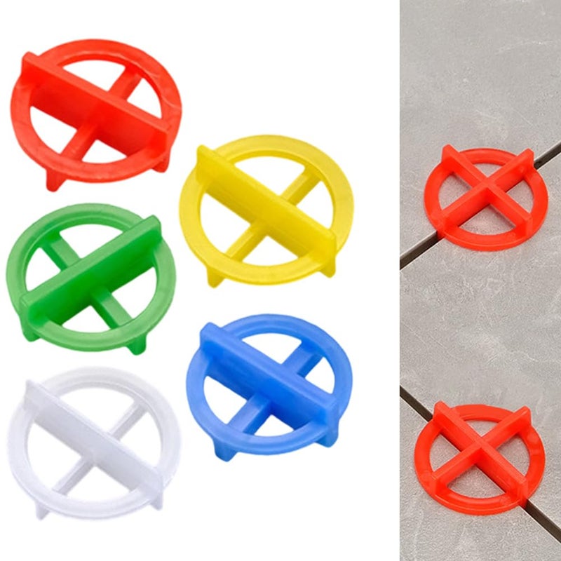Tile Spacers 500/1000Pcs Ceramic Tile Leveling System Spacers Clips Wedge for Tiling Fixing Floor Wall Gap Construction Tools(1000Pcs,2.5mm) - Image 3