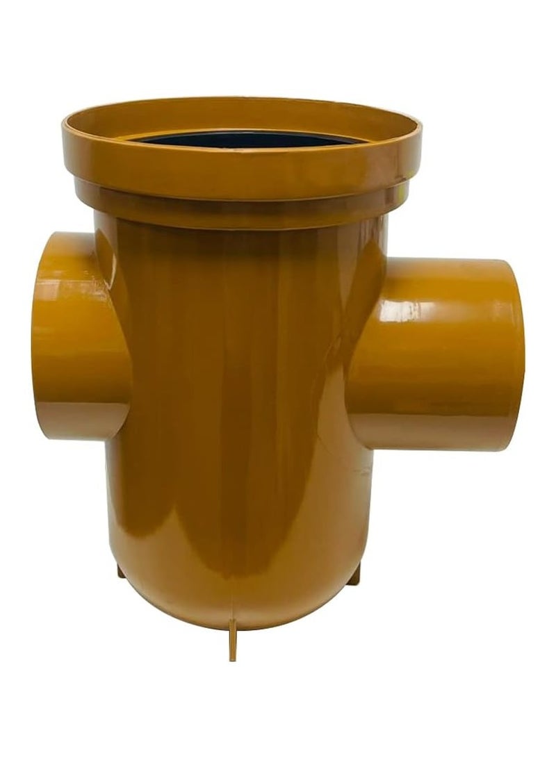 RACO Red UPVC Pipe Fittings for Plumbing Drainage Irrigation Ventilation Chemical Transport Water Treatment (GULLY TRAP 2 WAY) - Image 1