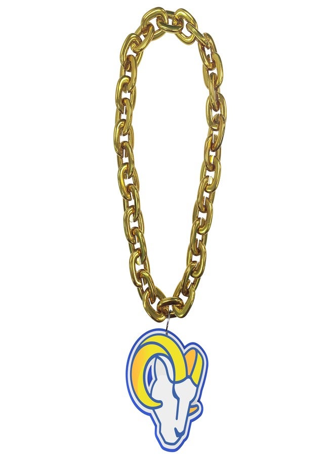 Los Angeles Rams NFL Ram Head Fan Chain, Gold