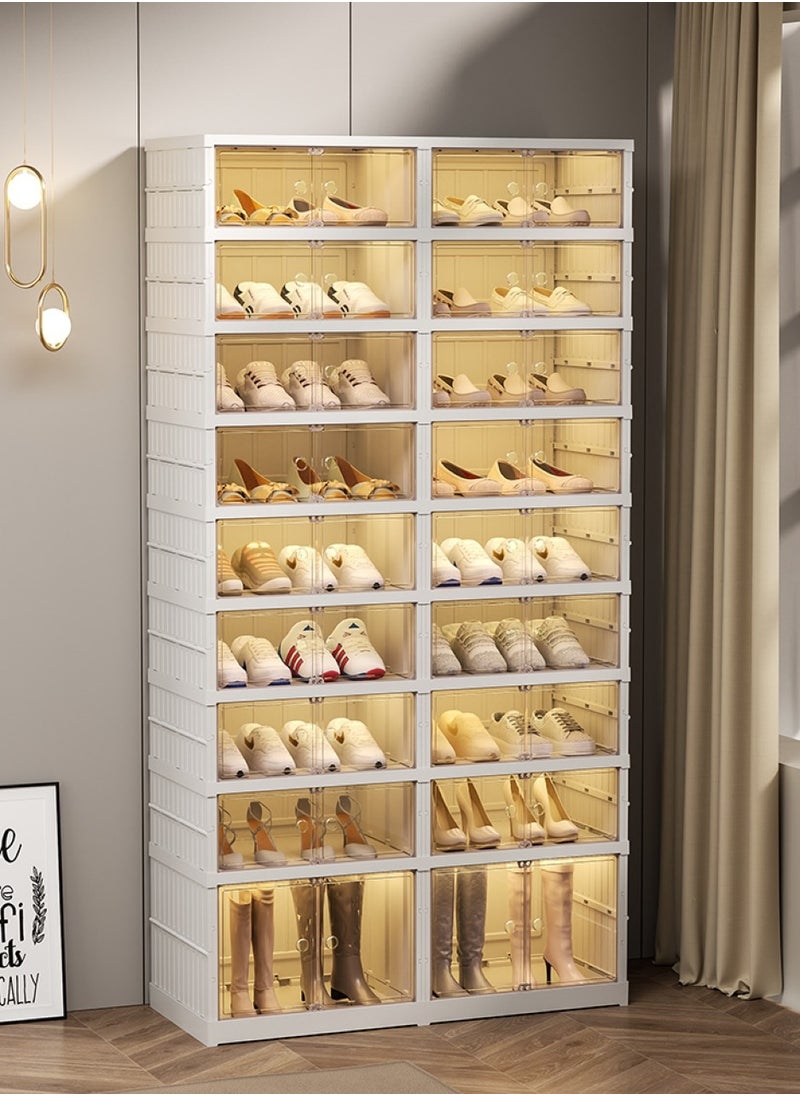 ALMUFARREJ 9-Layer Shoe Box, Foldable Storage Box  - Image 1
