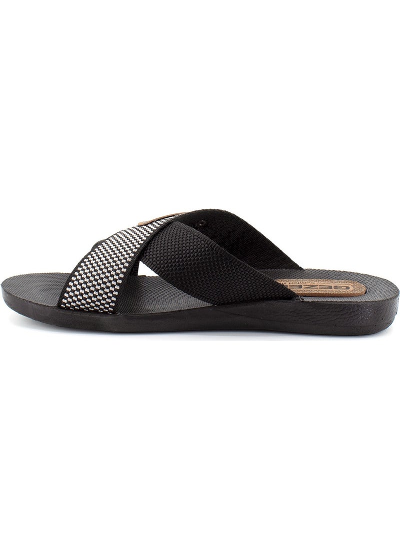 Gezer - 10489 Men's Slippers Black - Image 1