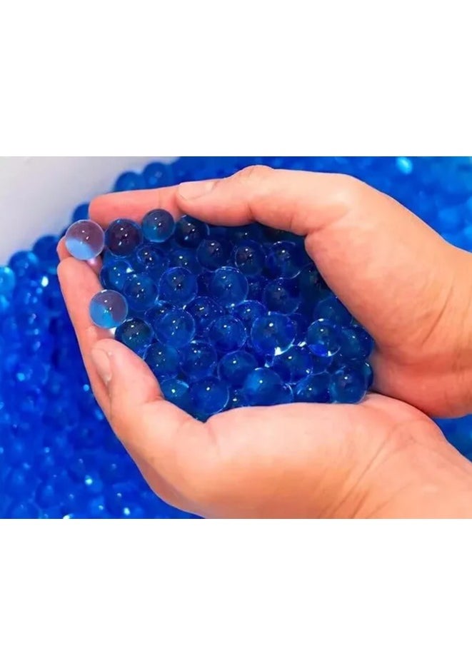 Generic - Water Balls Beads Refill Ammo (7-8 mm,1 Pack,12000 Pieces Per Pack),Gel Splater Ball Blaster Bullets Made of Non-Toxic Eco Friendly Water Ball Compatible with Splatter Gall Gun Blue - Image 1