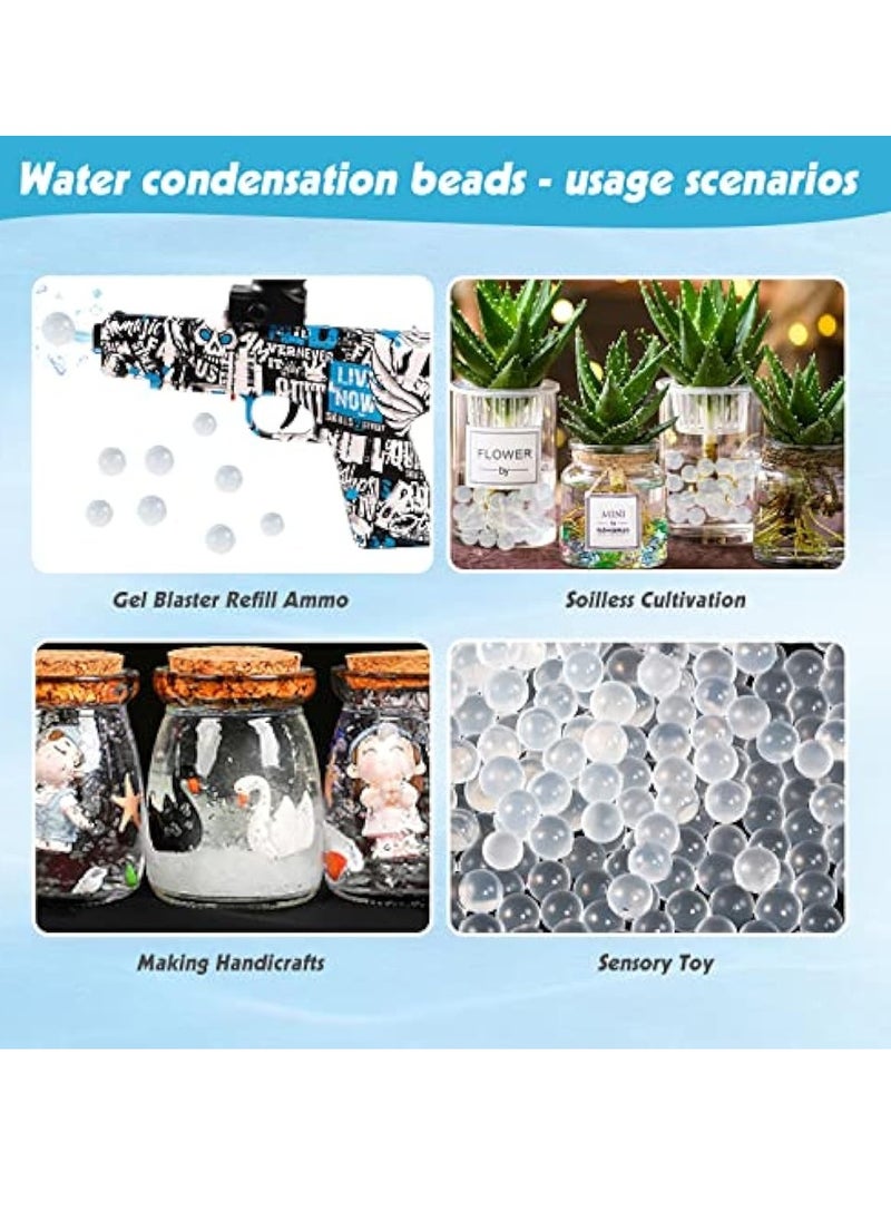Generic - Water Balls Beads Refill Ammo (7-8 mm,1 Pack,12000 Pieces Per Pack),Gel Splater Ball Blaster Bullets Made of Non-Toxic Eco Friendly Water Ball Compatible with Splatter Gall Gun Blue - Image 1