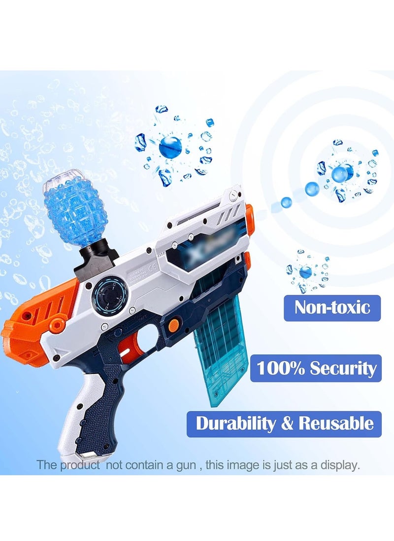 Generic - Water Balls Beads Refill Ammo (7-8 mm,1 Pack,12000 Pieces Per Pack),Gel Splater Ball Blaster Bullets Made of Non-Toxic Eco Friendly Water Ball Compatible with Splatter Gall Gun Blue - Image 1