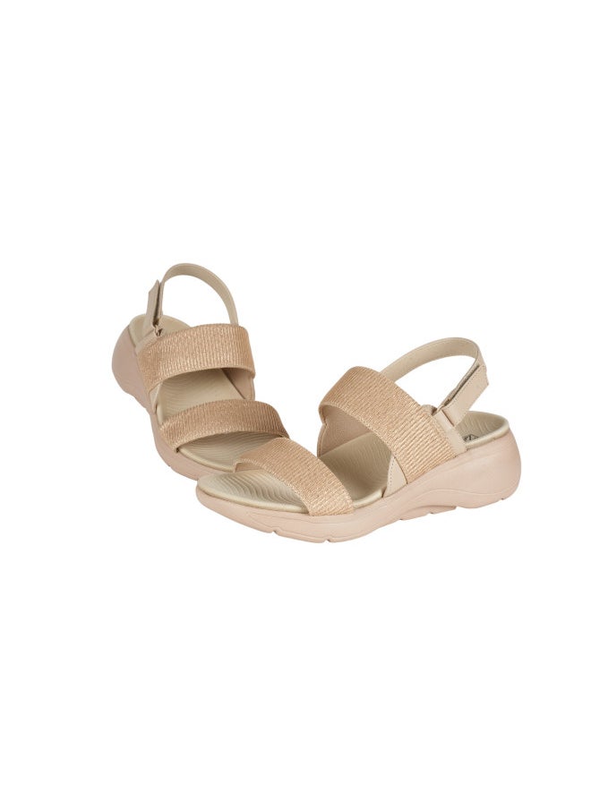 ZAYNA 221-268 Zayna Ladies Casual Sandals 23ABT532 Beige  - Image 2