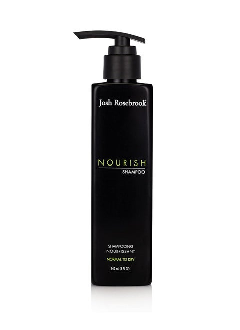 Josh Rosebrook Nourish Shampoo - moisturizing shampoo formulated for all hair textures and types, and for balanced to dry scalp types - 240 mL - 8 Oz