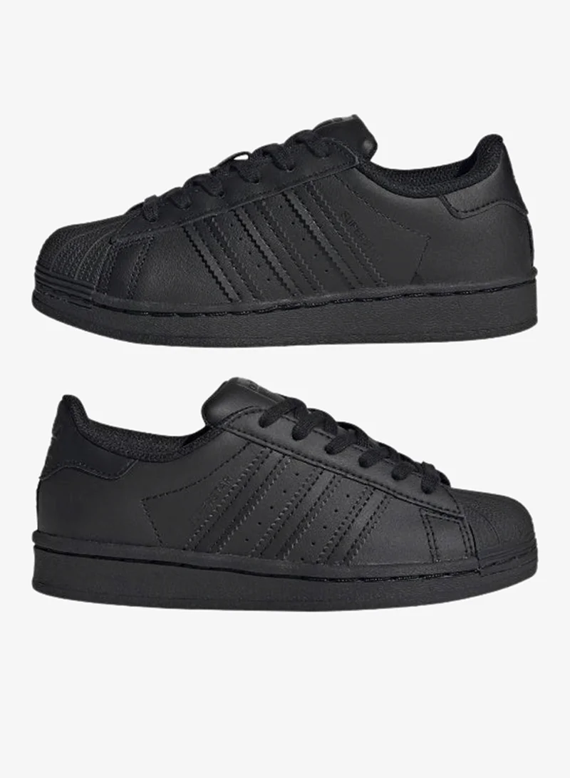 Adidas Originals CBLACK/CBLACK/CBLACK SUPERSTAR 50 C Black Originals Kids Shoes  | Best Price UAE