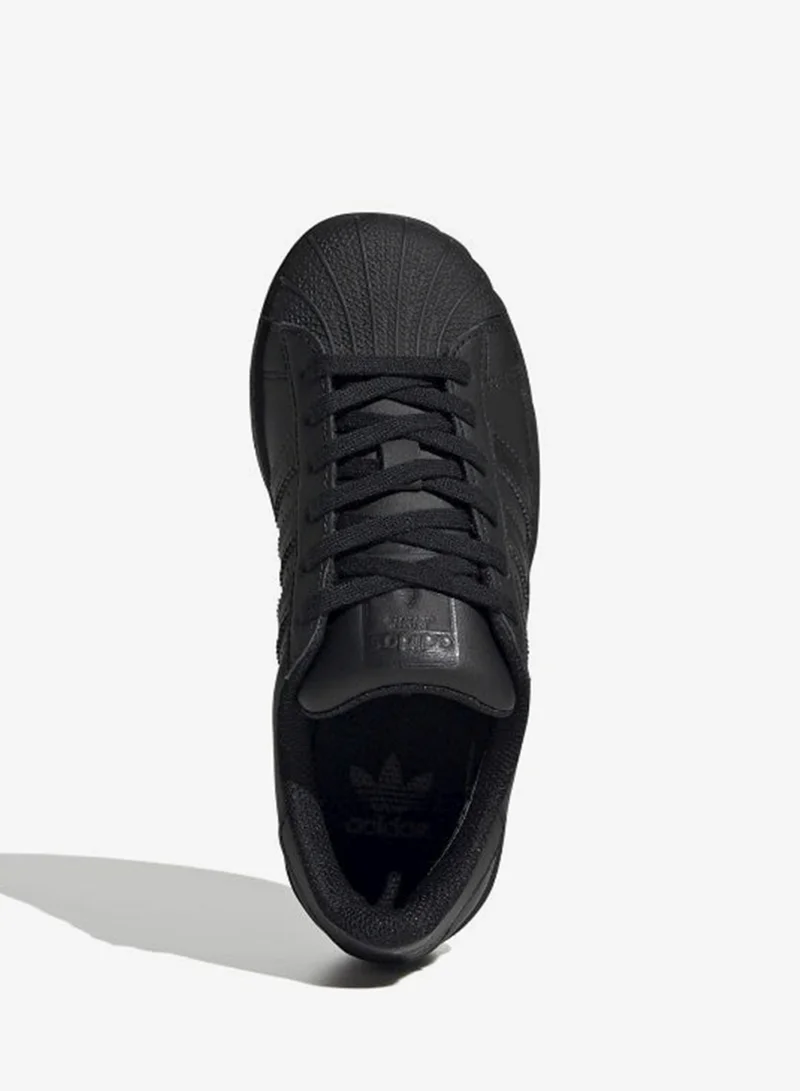 Adidas Originals CBLACK/CBLACK/CBLACK SUPERSTAR 50 C Black Originals Kids Shoes  | Best Price UAE