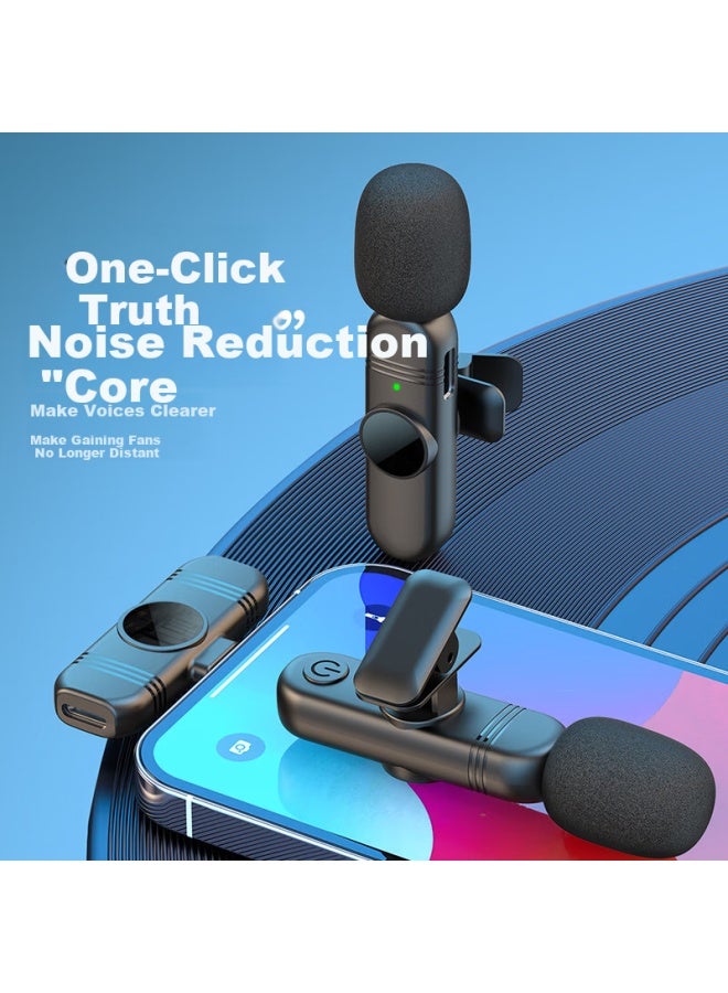Bkayp Wireless Lavalier Microphone, Computer And Phone Type-c Interface, Small Bee Recording, Douyin Short Video Shooting, Sound Transmission Device, Sound Card, Outdoor One-to - Image 4