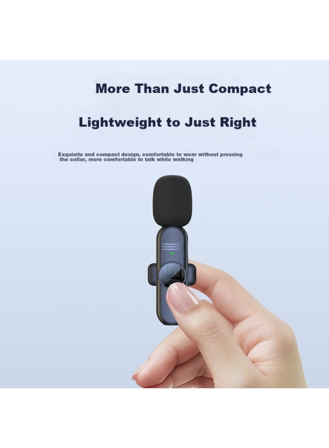 Bkayp Wireless Lavalier Microphone, Computer And Phone Type-c Interface, Small Bee Recording, Douyin Short Video Shooting, Sound Transmission Device, Sound Card, Outdoor One-to - Image 5