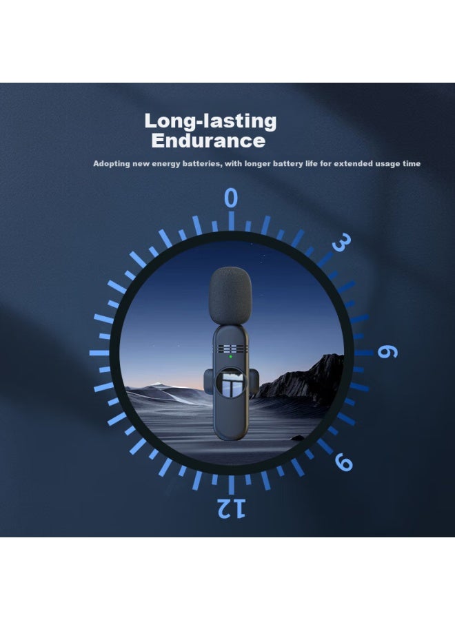 Bkayp Wireless Lavalier Microphone, Computer And Phone Type-c Interface, Small Bee Recording, Douyin Short Video Shooting, Sound Transmission Device, Sound Card, Outdoor One-to - Image 3