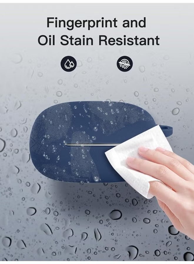 for Liberty 5 Case Cover with Cleaner Kit, Soft Silicone Protective Case for Anker Soundcore Liberty 5 with Keychain - Image 2