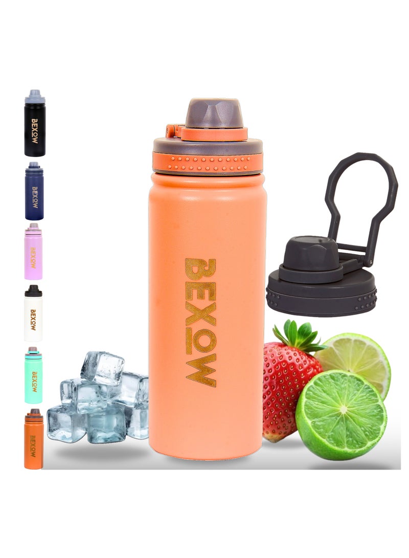 BEXOW Double Wall Vacuum Flask – Insulated Stainless Steel Water Bottle, 750ml, Leak-Proof, Durable, Hot & Cold Beverage Thermos - Image 1