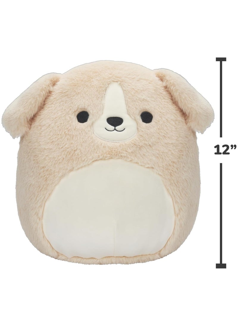 Squishmallows Squishmallows 12-Inch Stevon the Tan Dog Plush by Kellytoy – Soft, Cuddly, Washable Squishy Toy for Kids, Girls & Boys – Collectible, Multicolor  - Image 5