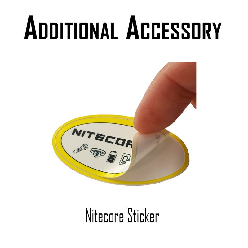 Nitecore NU43 Rechargeable Headlamp, 1400 lumens USB-C Bright Lightweight for Camping, Running, or Working, with Spotlight, Floodlight, Red Light, Including NitecoreS Sticker - Image 2