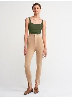 Dilvin 3793 Corset Top- Dark Khaki  - Image 2