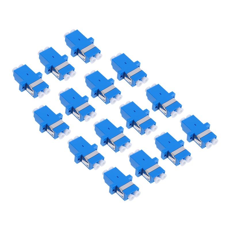 15pcs Single Mode To Fiber Adapter For Server Rack And Patch Panel Flange Type Connector For Network - Image 1