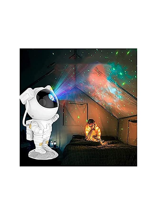 The Bros Astronaut Galaxy Projector with Timer & Remote Control, USB Powered Spaceman Projector Lamp, 360° Adjustable Astronaut Starry Night Light Projector for Room Decoration - Image 2