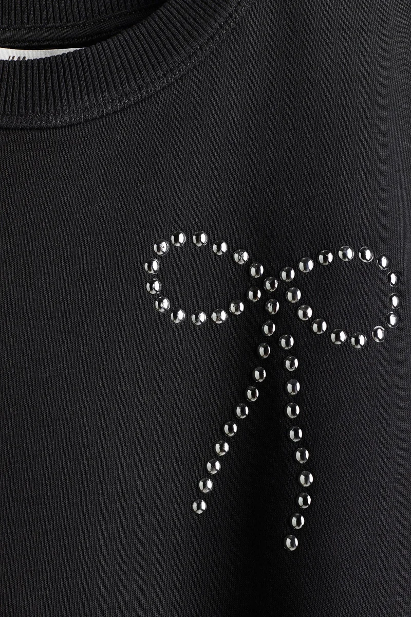 H&M Loose-fit motif-detail T-shirt