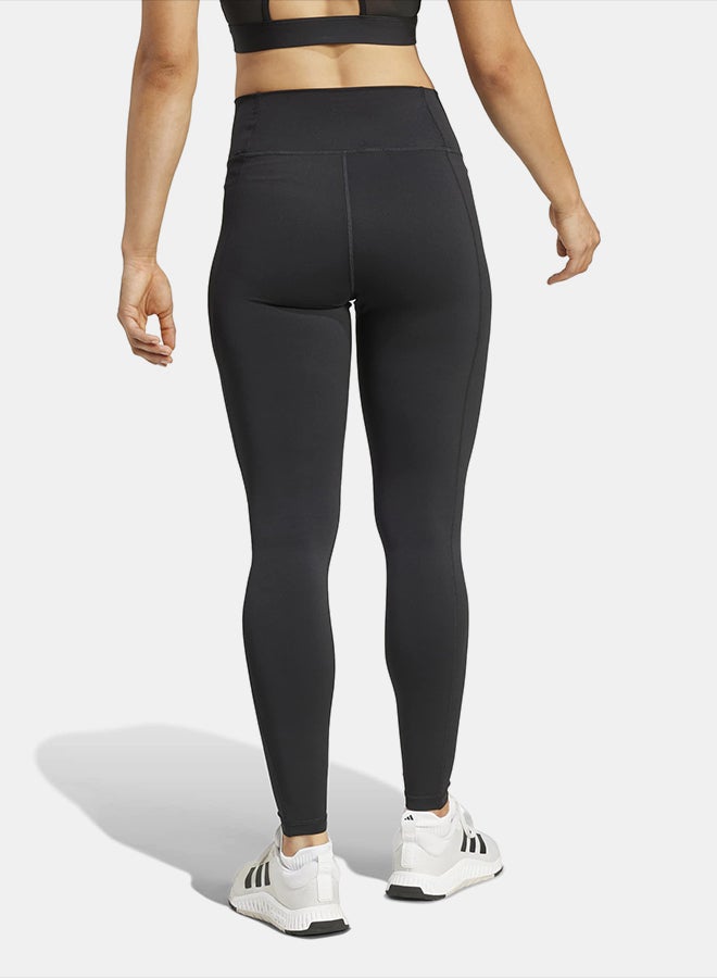 Adidas Train Essentials Big Logo Full-Length Leggings - Image 5