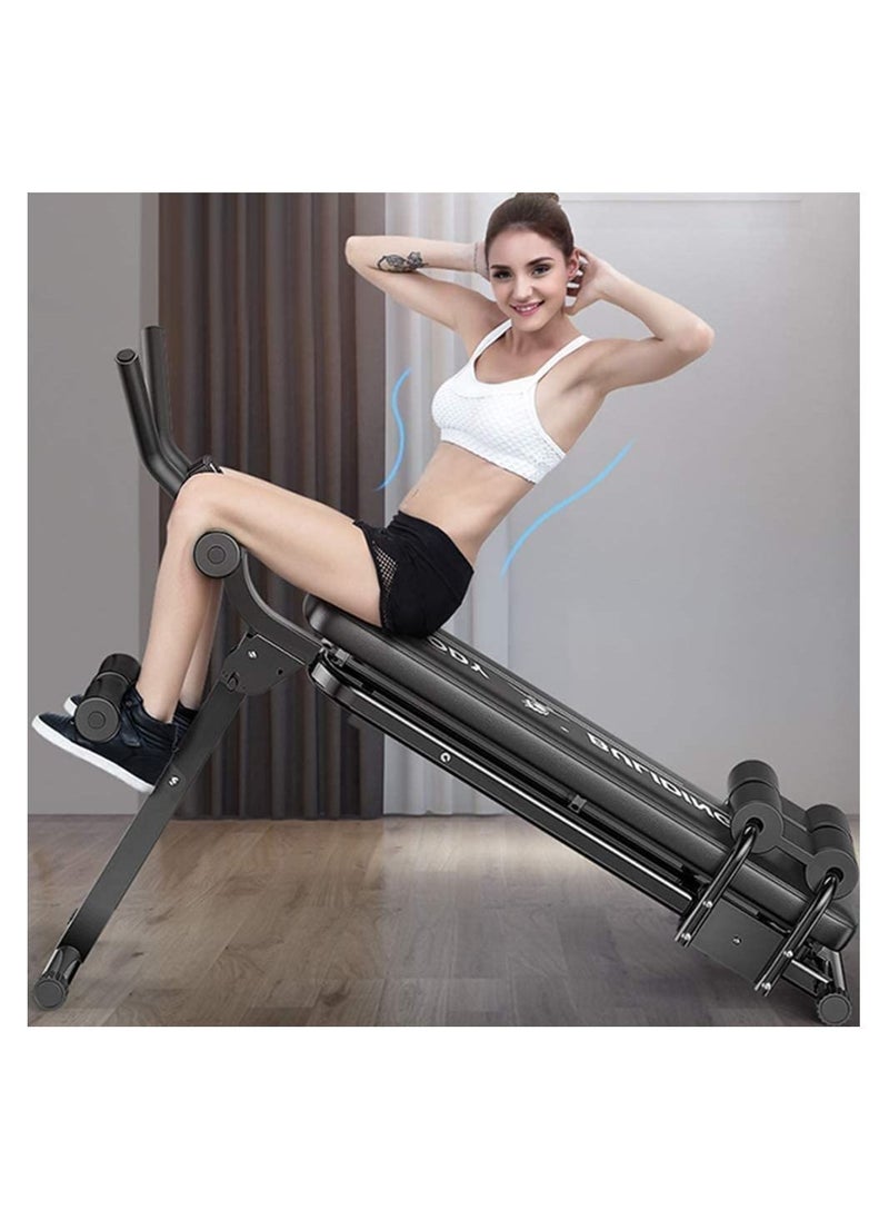ULTIMAX Sit Up Bench, Incline Decline Bench with Resistance Bands Workout Full Body for Home Gym, Abdominal Exercise Equipment, Suitable Men and Women  - Image 4
