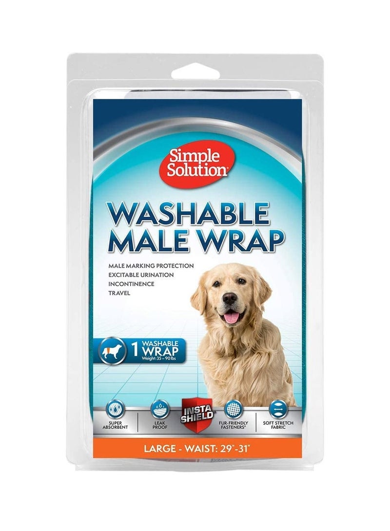 Simple Solution أغطية للكلاب الذكور القابلة للغسل كبيرة - Image 1