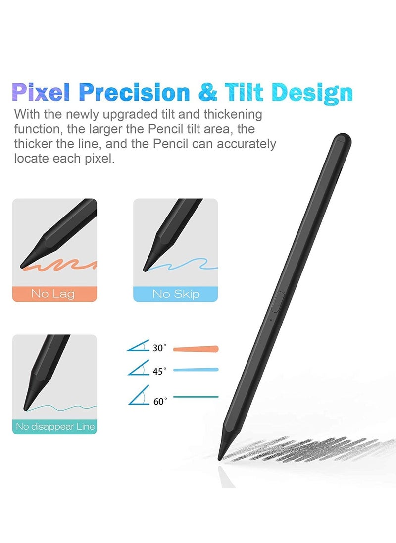 Generic - Pencil for iPad with Palm Rejection, Stylus Pen with Magnetic Attach Compatible with iPad 9th/8th/7th/6th, iPad Pro 2021/2020(12.9''/11''), iPad air 3/4/5,iPad mini 6/5 - Image 1