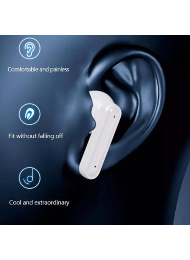 Wireless Earbuds for Athletes, Ultra Lightweight, HD Headphones for Calls, Powerful Bass Drives, Compatible with Android and iPhone Phones WHITE - Image 5