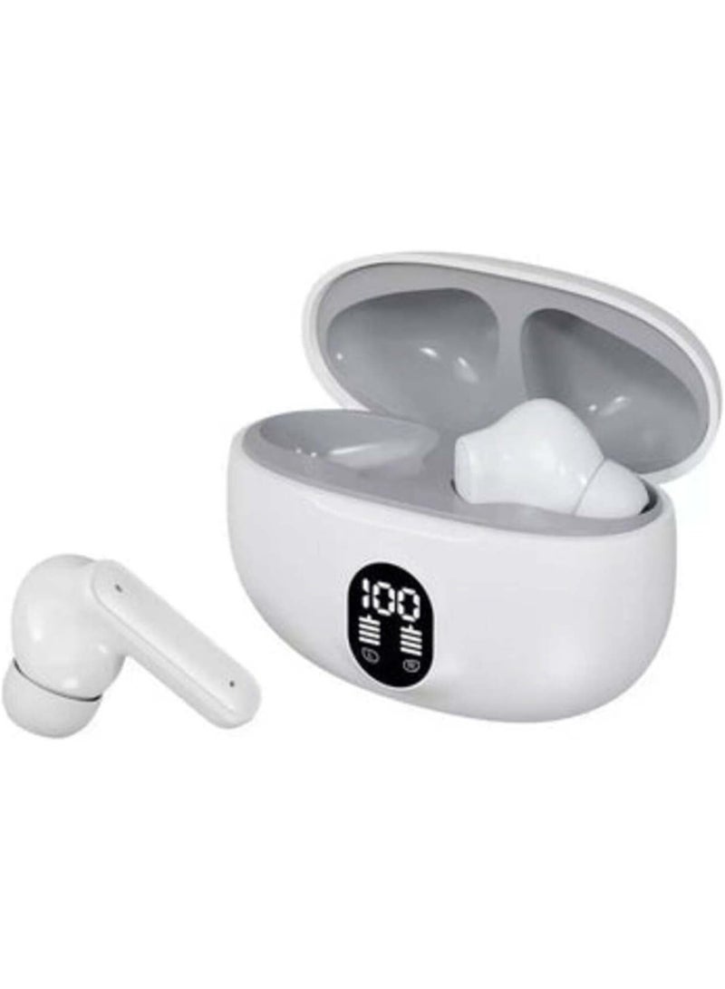 Wireless Earbuds for Athletes, Ultra Lightweight, HD Headphones for Calls, Powerful Bass Drives, Compatible with Android and iPhone Phones WHITE - Image 2