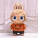 Jrelecs Smile Sweater Clothes Set for 38cm15inches Doll 2 Piece Set Smile Sweater Outfit Premium Fashion for 38cm Dolls Accessories Doll Not Included Orange - Image 2