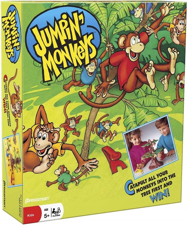 Pressman Jumpin Monkeys Catapult Your Monkeys Into The Tree to Win Multi 5 - Image 3