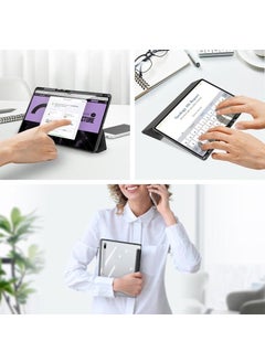 Polhammobile Polham Samsung Galaxy Tab S7 Fe (T730-T736B) Tablet Case with Pen Stand and Magnetic Sleep Mode  - Image 5