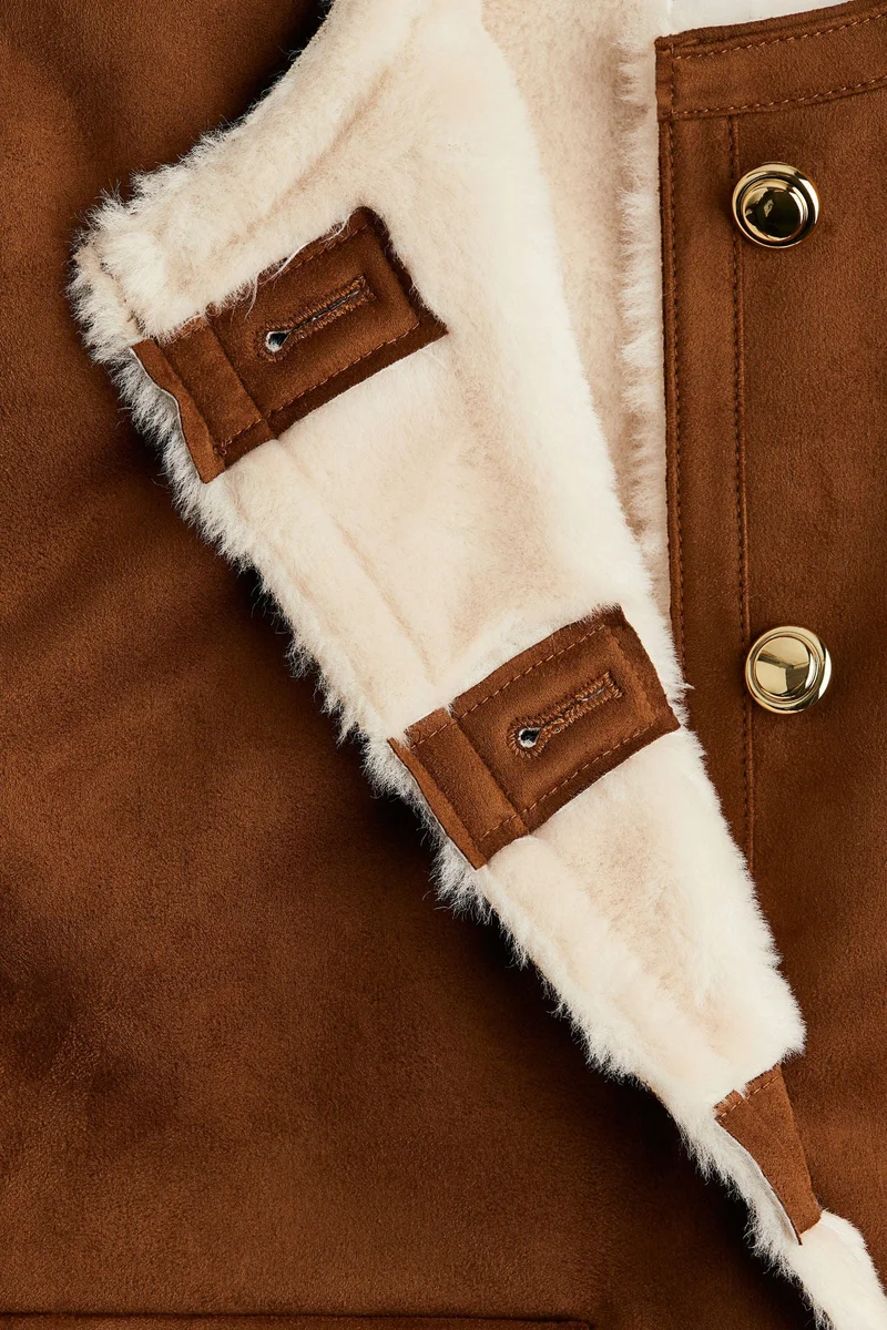 اتش اند ام جاكيت مبطن بالوبر