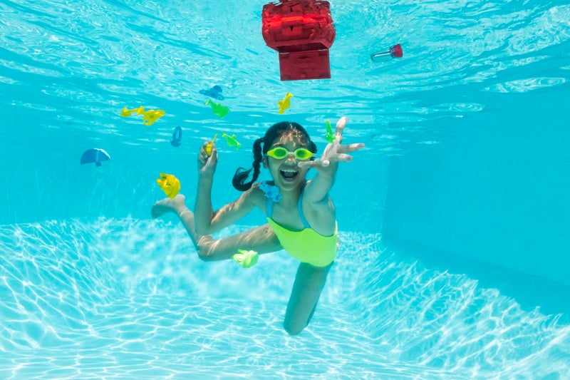 Wahu Mystery Key Treasure Challenge Pool Diving Toy Set for Kids Ages 5+, Underwater Treasure Chest and Key Diving Search Game for Pool - Image 4
