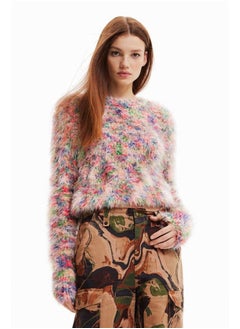 Multicoloured fur-effect jumper - pzsku/Z0509D08B1AD4E7A87189Z/45/_/1670312816/2bb45760-f69c-408d-af31-73c1979f28fc